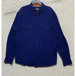 Cinch Shirt Men 2XL Blue Garth Brooks Sevens Snap Western Flip Cuff Rodeo Cowboy